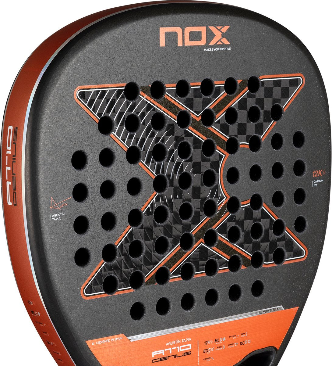 Nox AT10 Genius Attack 12K Padel Racket By Agustin Tapia 2025