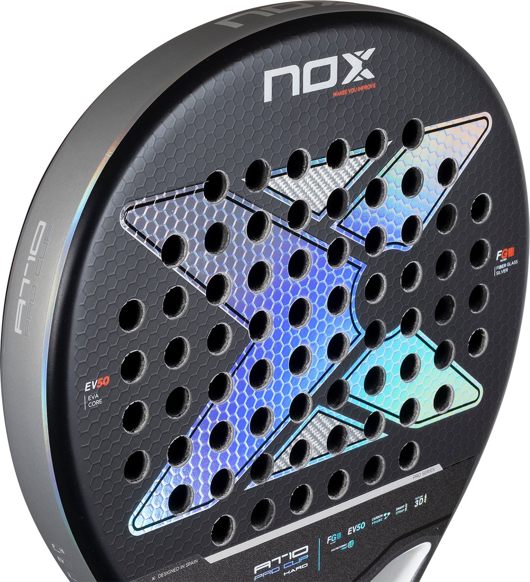 Nox AT10 Pro Cup Hard Padel Racket By Agustin Tapia 2025