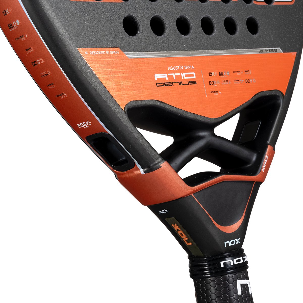 Nox AT10 Genius Attack 12K Padel Racket By Agustin Tapia 2025