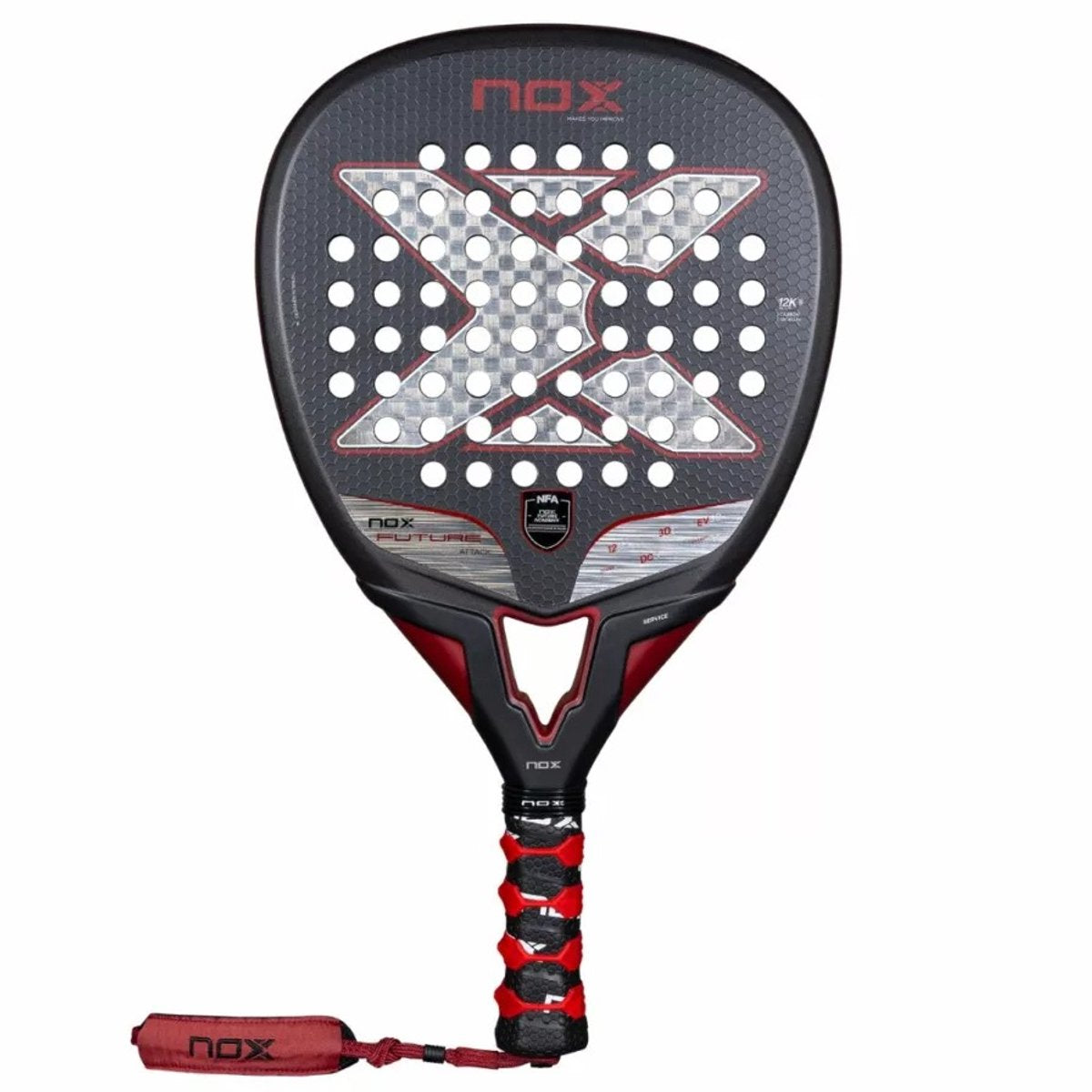 Nox Future Attack 12K Alum Padel Racket 2025
