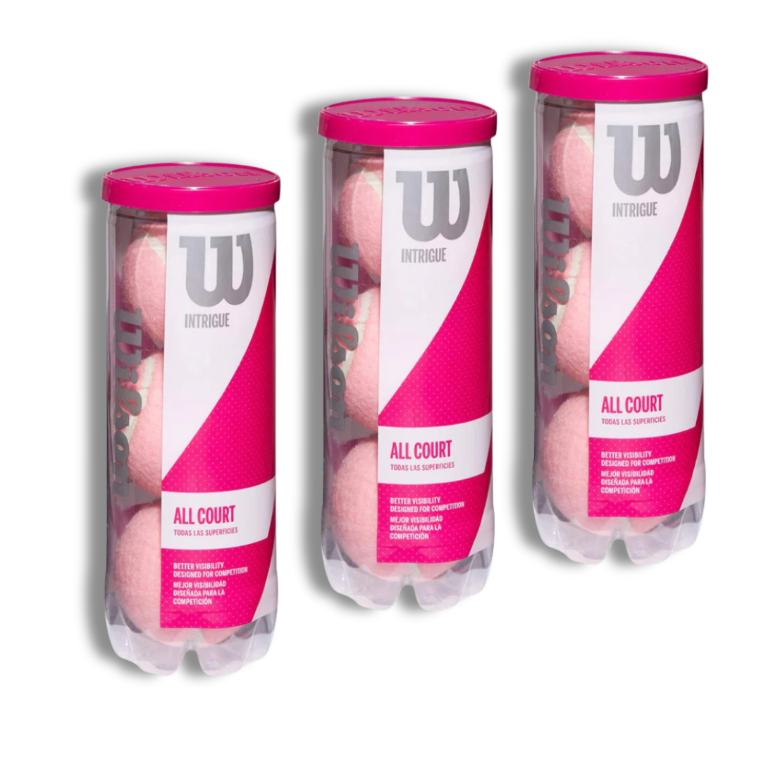 Wilson Intrigue Tennisballen 3 blikken