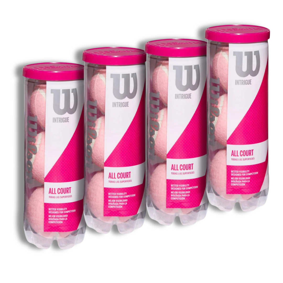 Wilson Intrigue Tennisballen 4 blikken