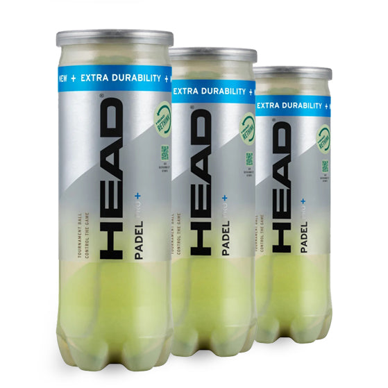 Head Pro+ Padel Ballen 3 blikken van 3 ballen