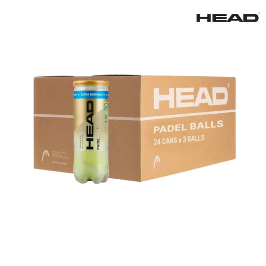Head Padel Pro S+ doos 24 blikken 72 ballen padelballen