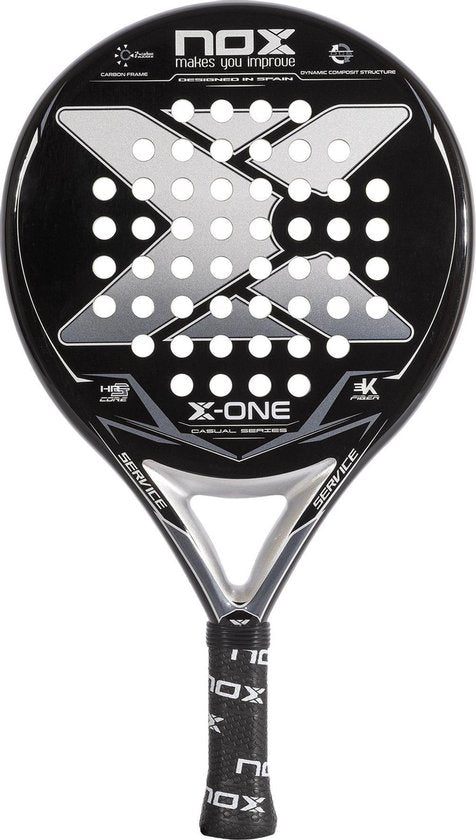 Nox X-One Casual Padel Racket Zwart
