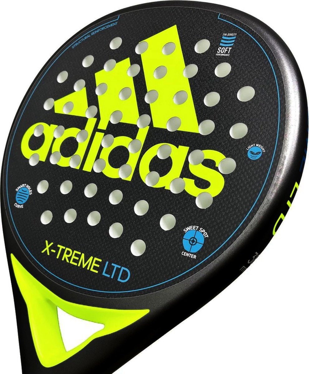 Adidas X-Treme LTD Zwart/Lime Padel Racket