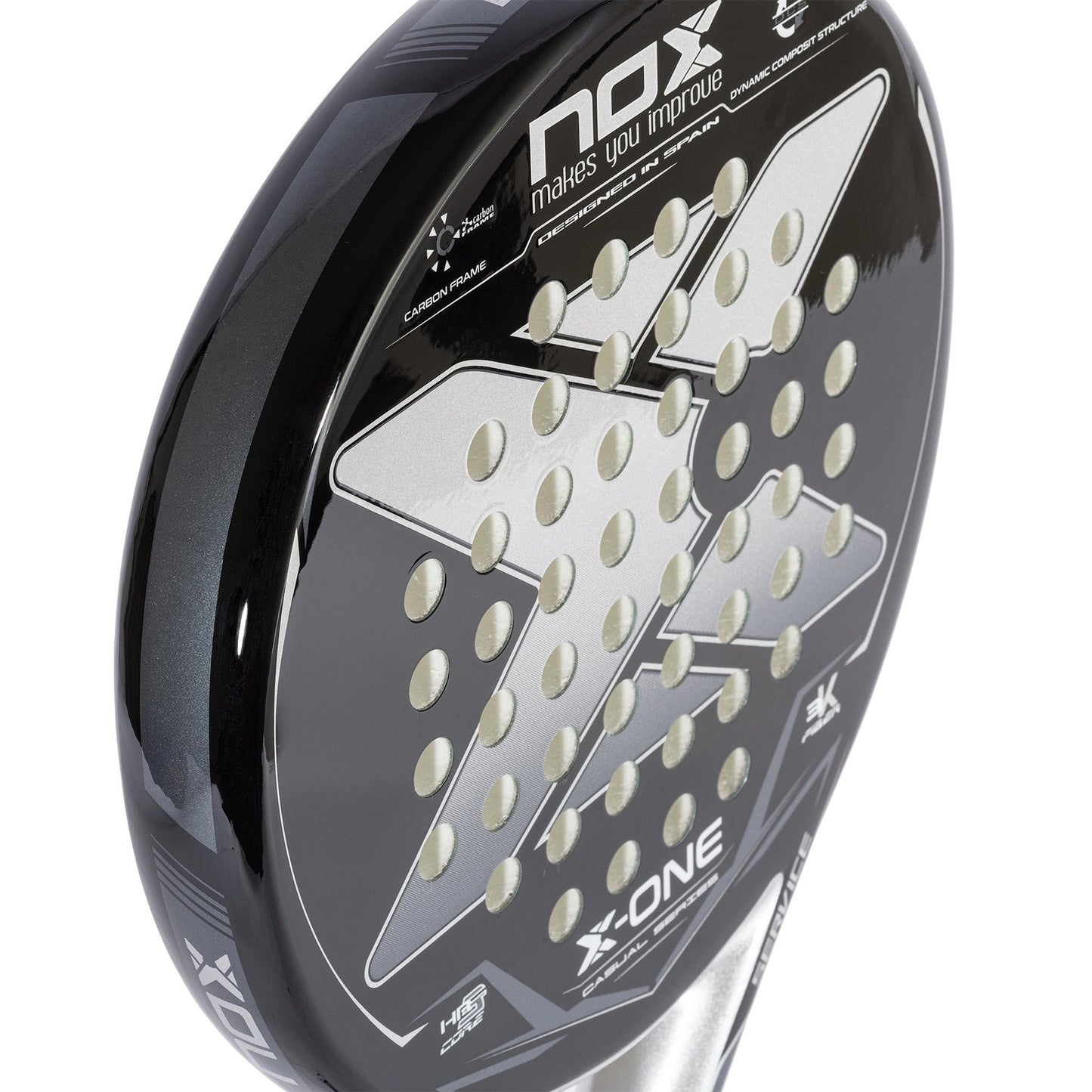 Nox X-One Casual Padel Racket Zwart