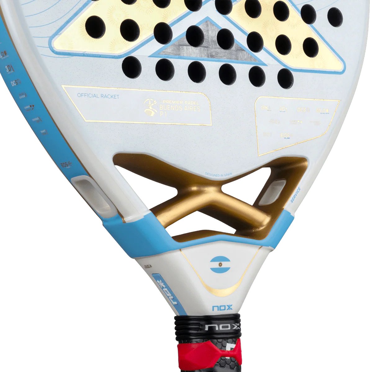 Nox AT10 Luxury Genius 18K Alum Buenos Aires Limited Edition Padel Racket