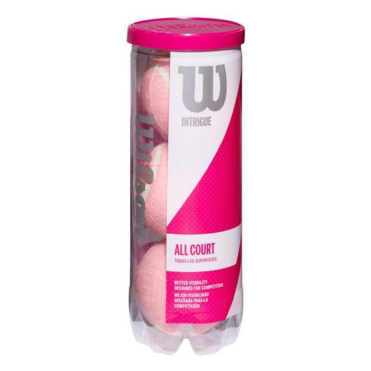 Wilson Intrigue Pink All-Court Tennis Ballen