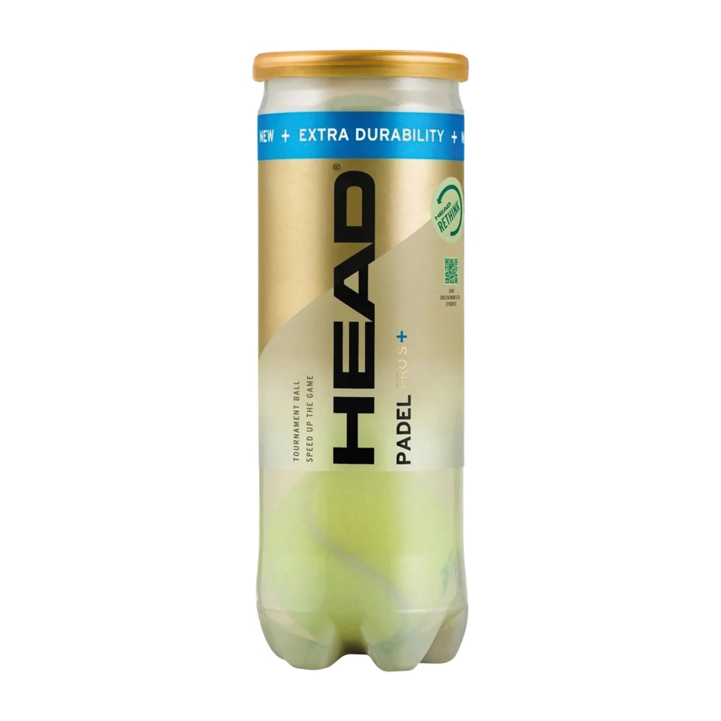 Head Pro S+ Padel Ballen 1 blik van 3 ballen