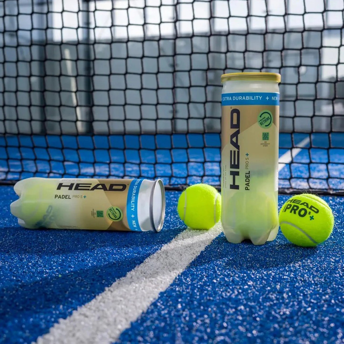 Head Pro S+ Padel Ballen 1 blik van 3 ballen