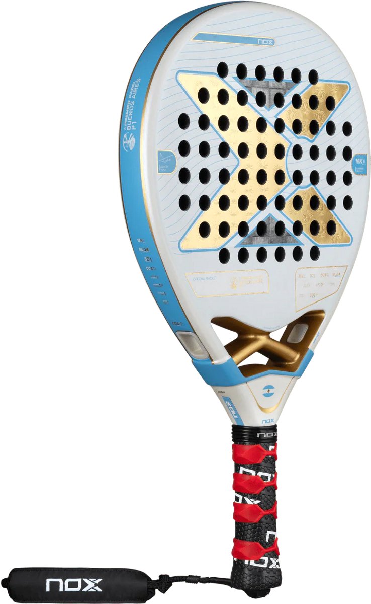 Nox AT10 Luxury Genius 18K Alum Buenos Aires Limited Edition Padel Racket