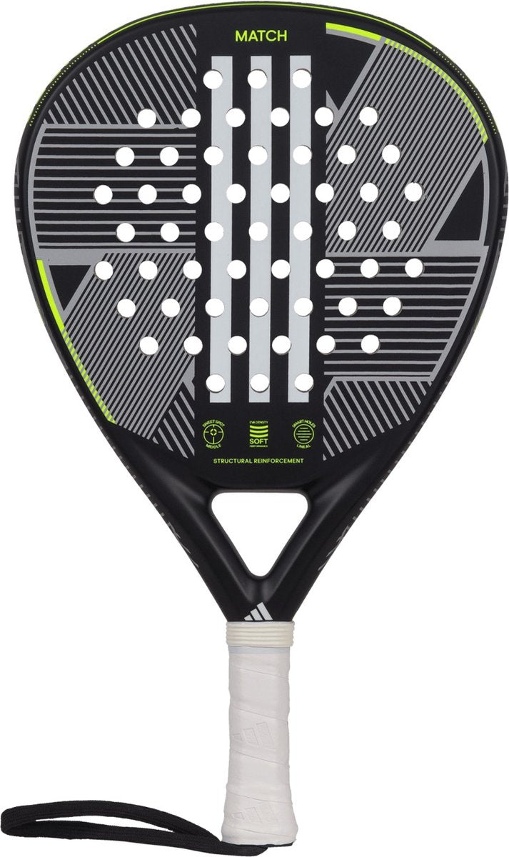 Adidas Match 3.3 Black/Lime Padel Racket