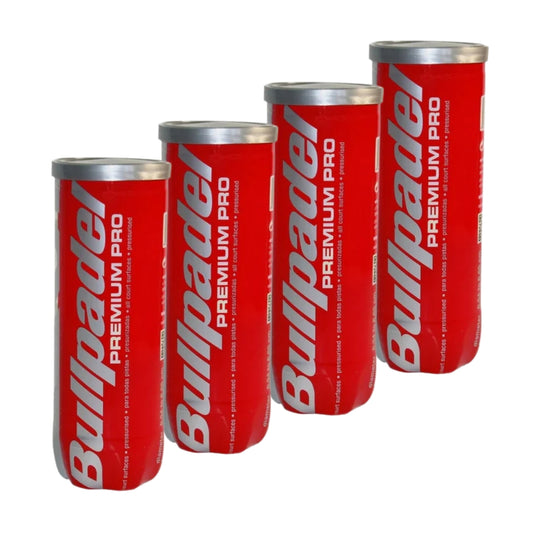 Bullpadel Premium Pro Padel Ballen 4 blikken van 3 ballen