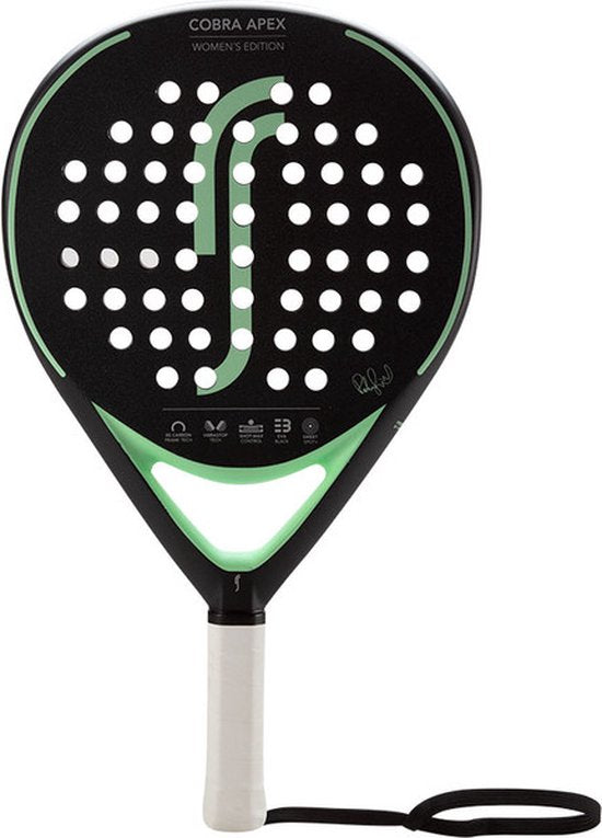 RS Padel Dames- Cobra Apex - Zwart Lime Padel Racket