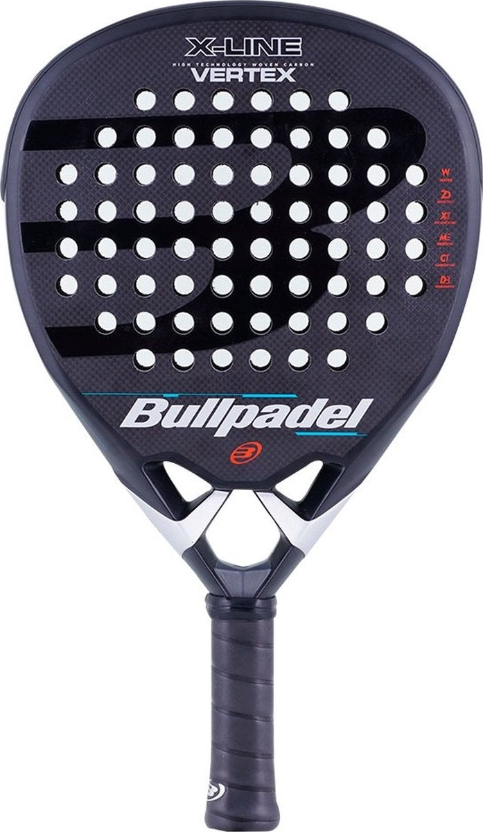 Bullpadel Vertex X line Black Padelracket PadelPatron.nl