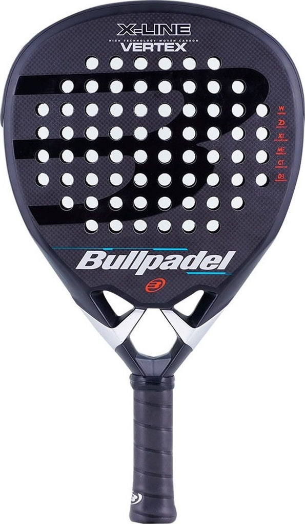 Bullpadel Vertex X line Black Padelracket PadelPatron.nl