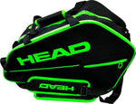 Head Core Padel Combi Racketbag tas - zwart-groen