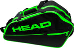 Head Core Padel Combi Racketbag tas - zwart-groen