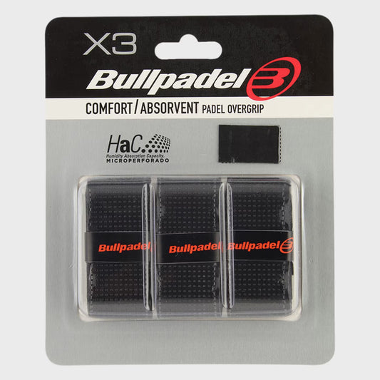 Bullpadel Comfort Overgrip Zwart