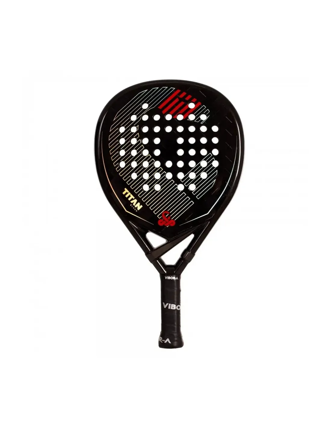 Vibor-A Titan 15K Black Twill Padel Racket