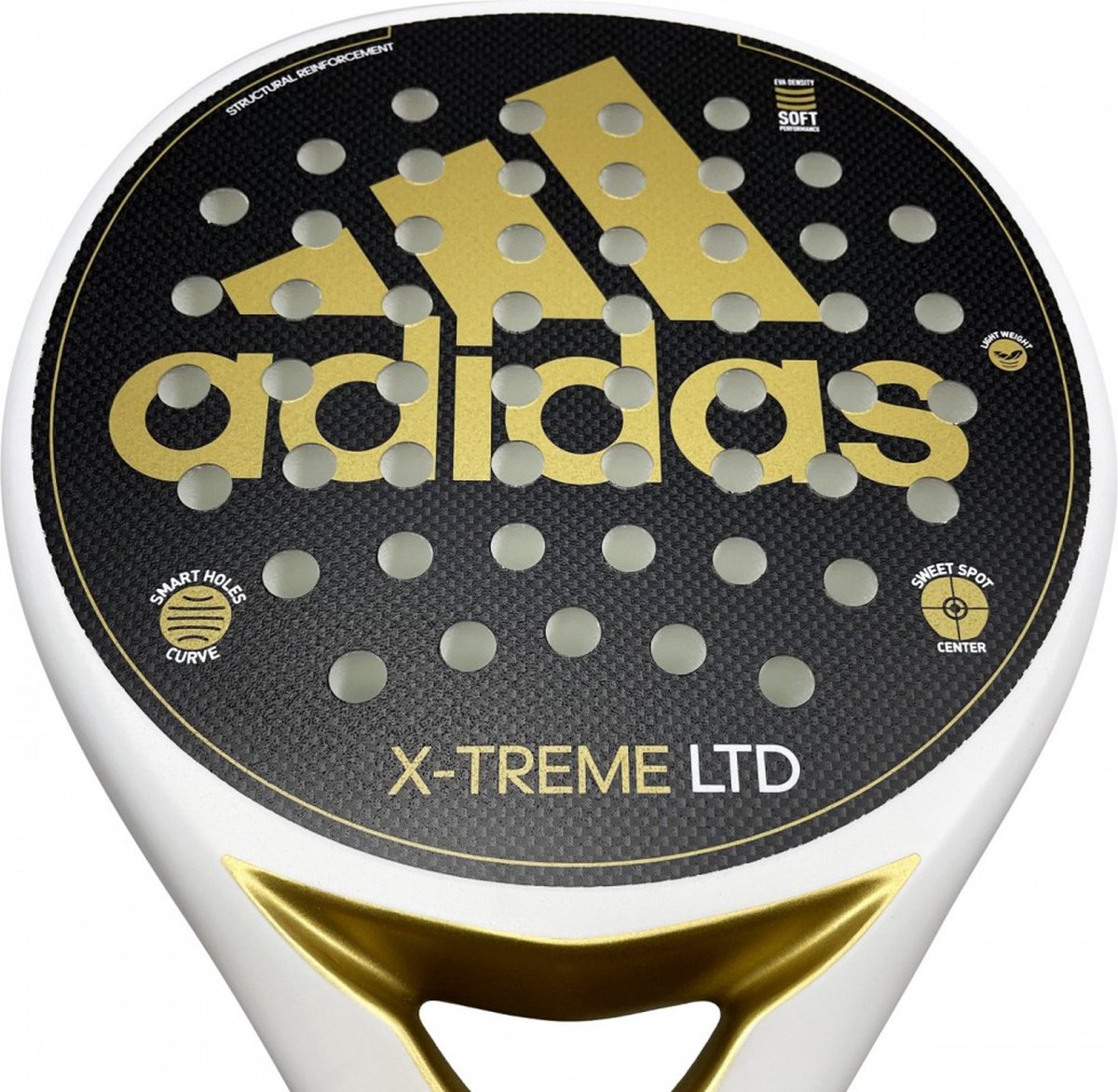 Adidas X-Treme LTD Goud/Wit Padel Racket