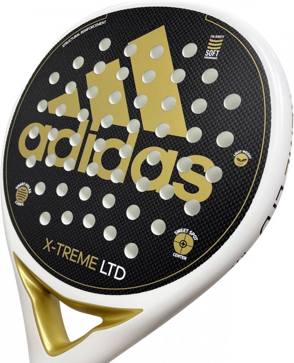 Adidas X-Treme LTD Goud/Wit Padel Racket