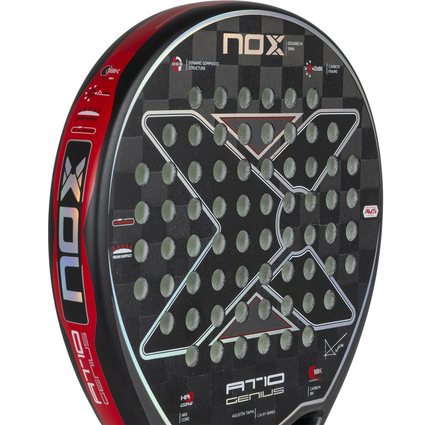 Nox AT10 Luxury Genius 18K 2023 By Augustín Tapia Padel Racket